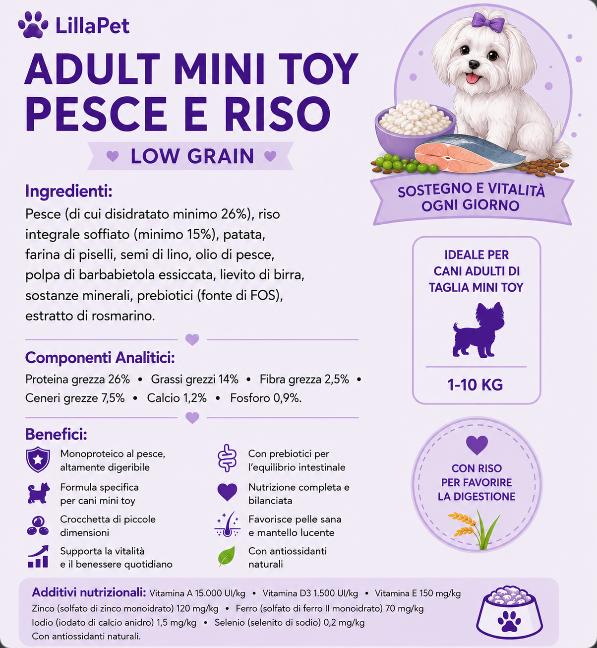 💜 LillaPet, Linea Low Grain – Crocchette a Basso Contenuto di Cereali 14 Varianti ➡️