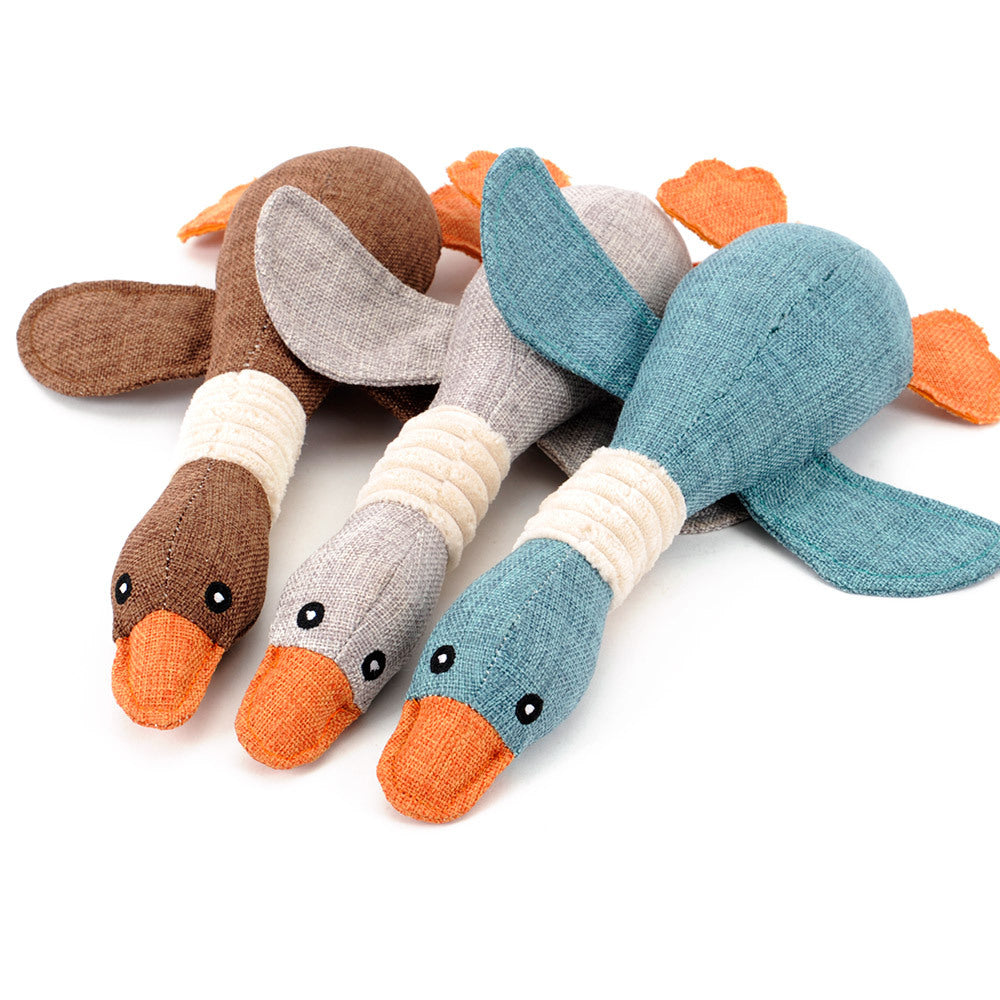 💜 QuackFun™ – Gioco Sonoro in Peluche per Cani