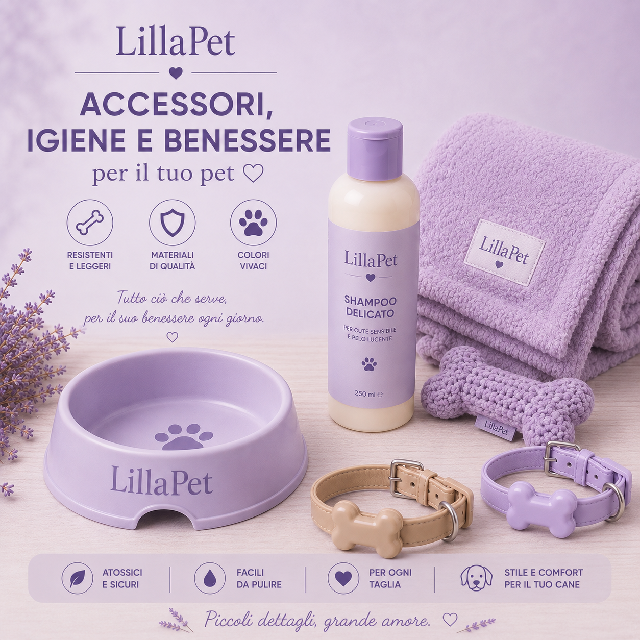 Accessori, igiene e benessere per il tuo pet 🐾🐾