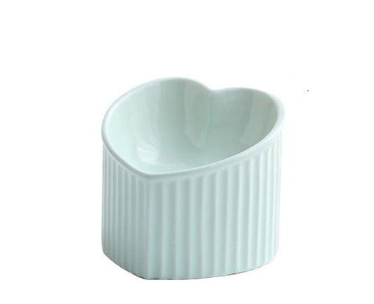 💜 HeartBowl™ – Ciotola in Ceramica con Design Inclinato