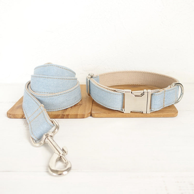💜 Denim Leash LillaPet™ – Eleganza Casual per le Passeggiate di Ogni Giorno