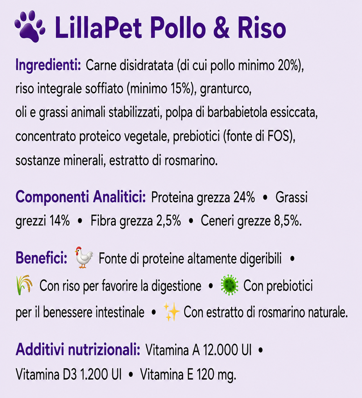 💜 LillaPet, Linea Daily Care - Crocchette Complete per Cani 18 Varianti  ➡️