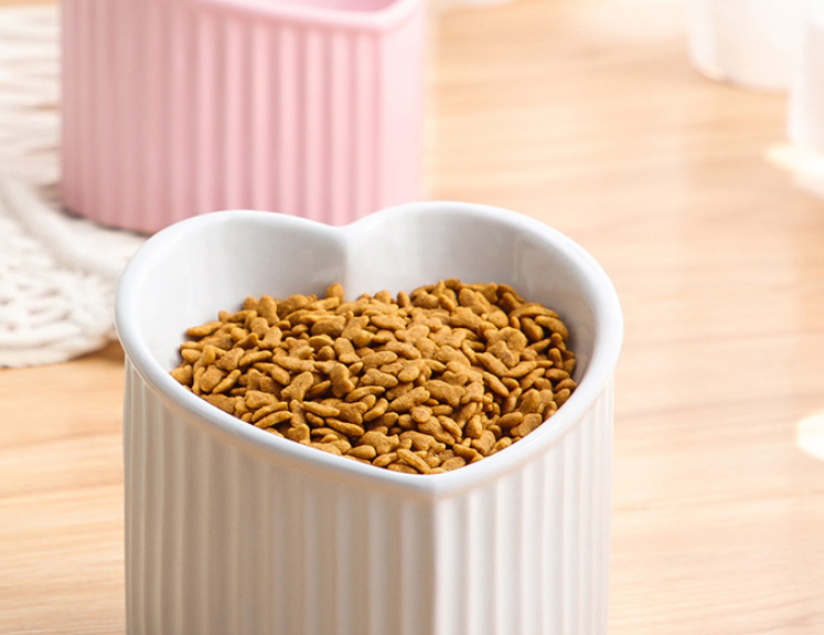 💜 HeartBowl™ – Ciotola in Ceramica con Design Inclinato
