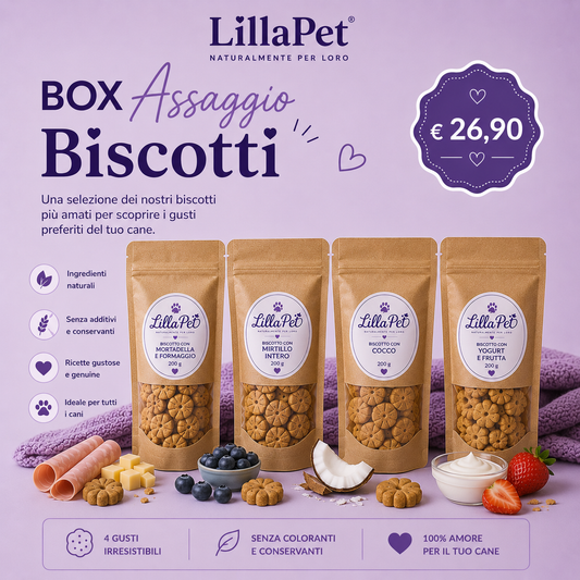 💜 Box Assaggio Biscotti LillaPet