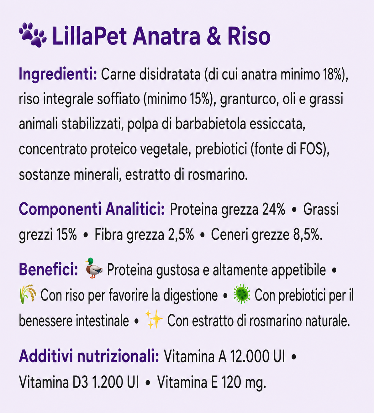💜 LillaPet, Linea Daily Care - Crocchette Complete per Cani 18 Varianti  ➡️