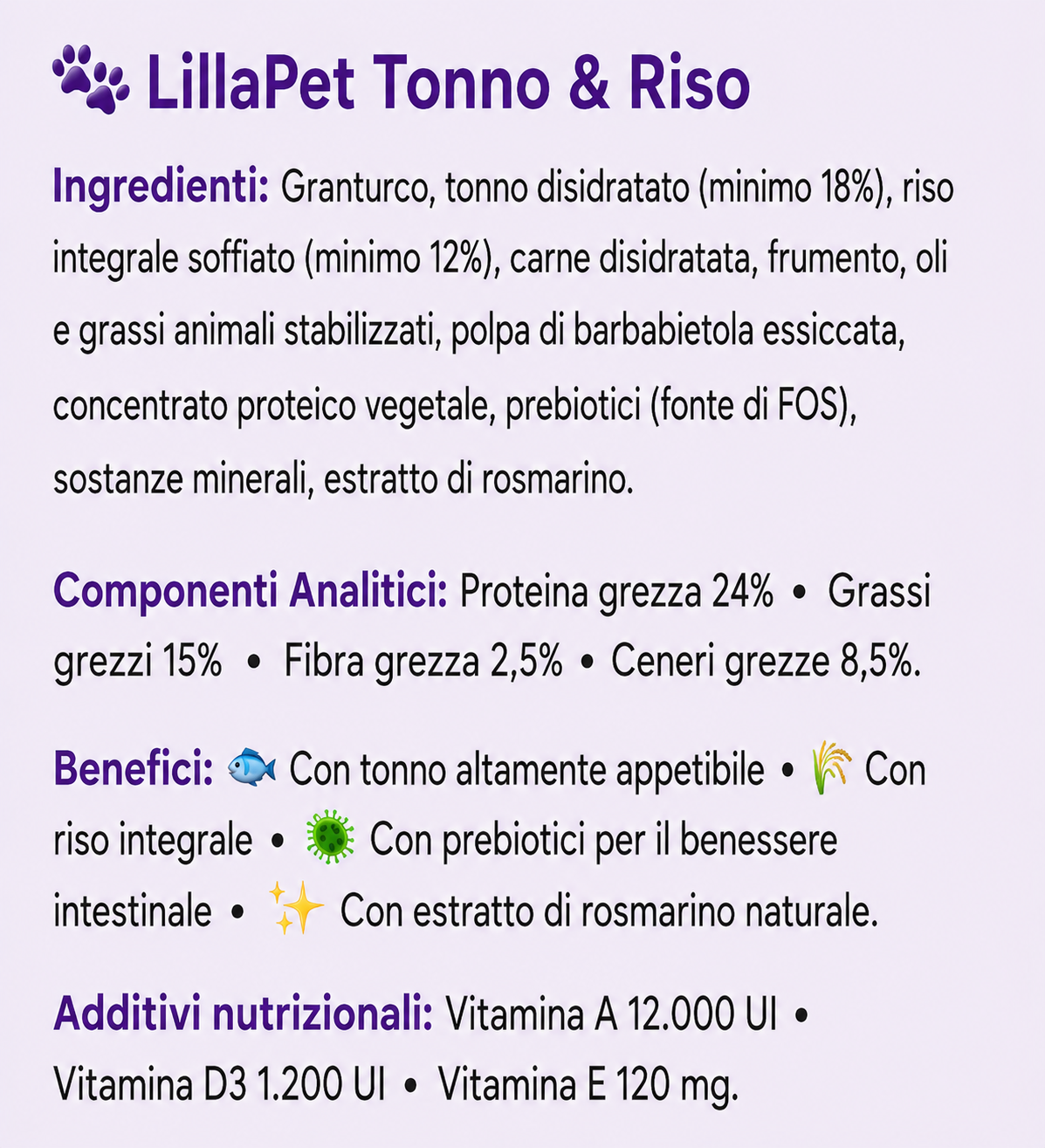 💜 LillaPet, Linea Daily Care - Crocchette Complete per Cani 18 Varianti  ➡️