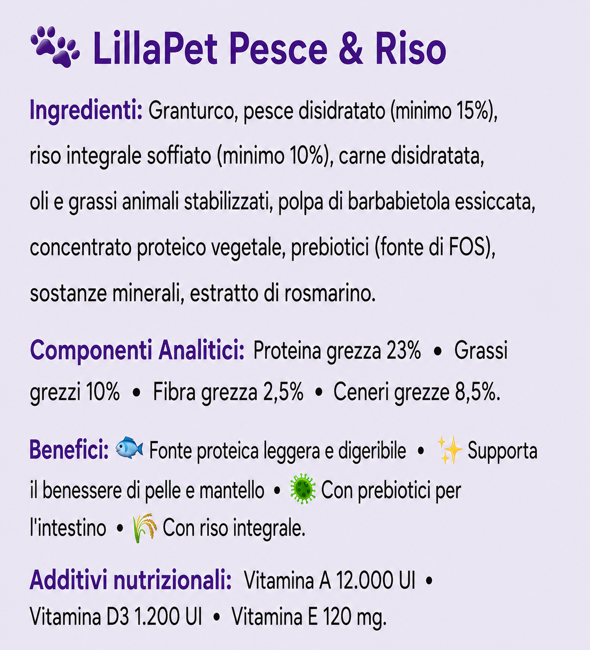 💜 LillaPet, Linea Daily Care - Crocchette Complete per Cani 18 Varianti  ➡️