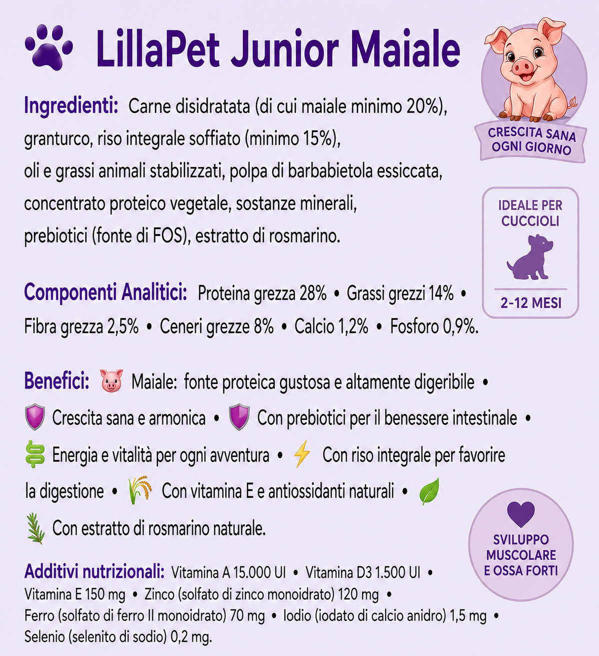 💜 LillaPet, Linea Daily Care - Crocchette Complete per Cani 18 Varianti  ➡️
