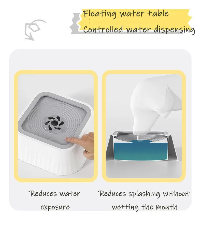 💜 Ciotola acqua LillaPet™ – Acqua Sempre Pulita e Zero Schizzi