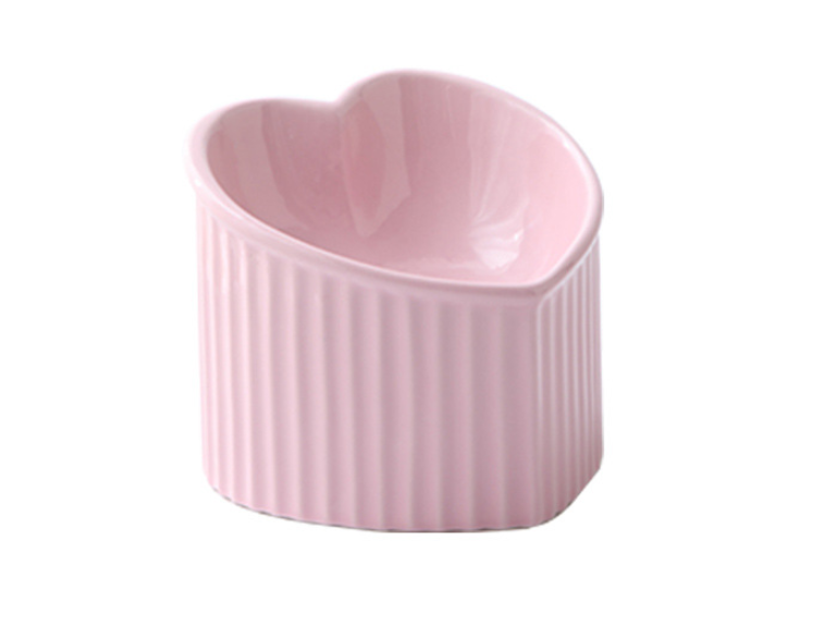 💜 HeartBowl™ – Ciotola in Ceramica con Design Inclinato